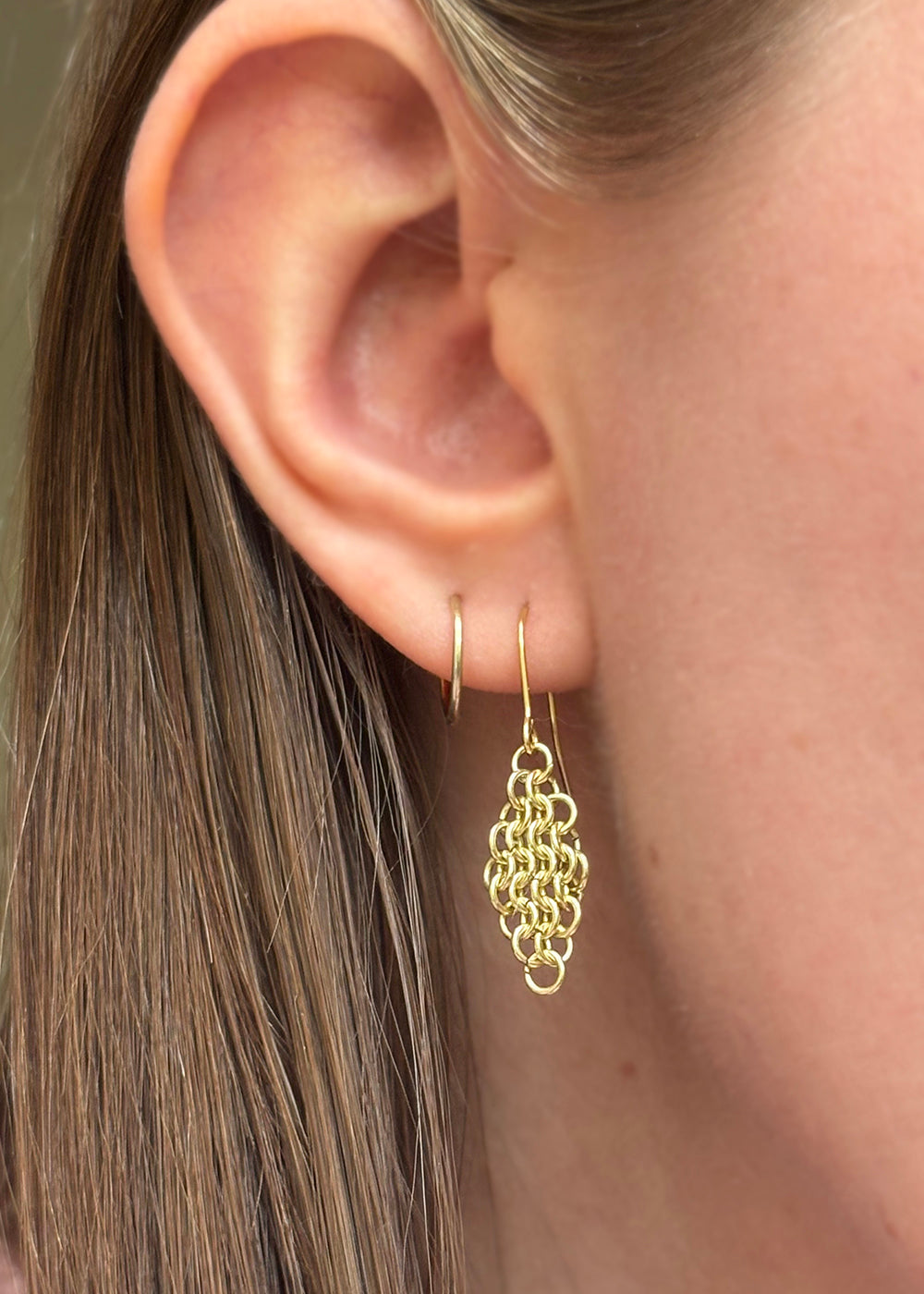 Boucles d'oreilles Arthur Gold