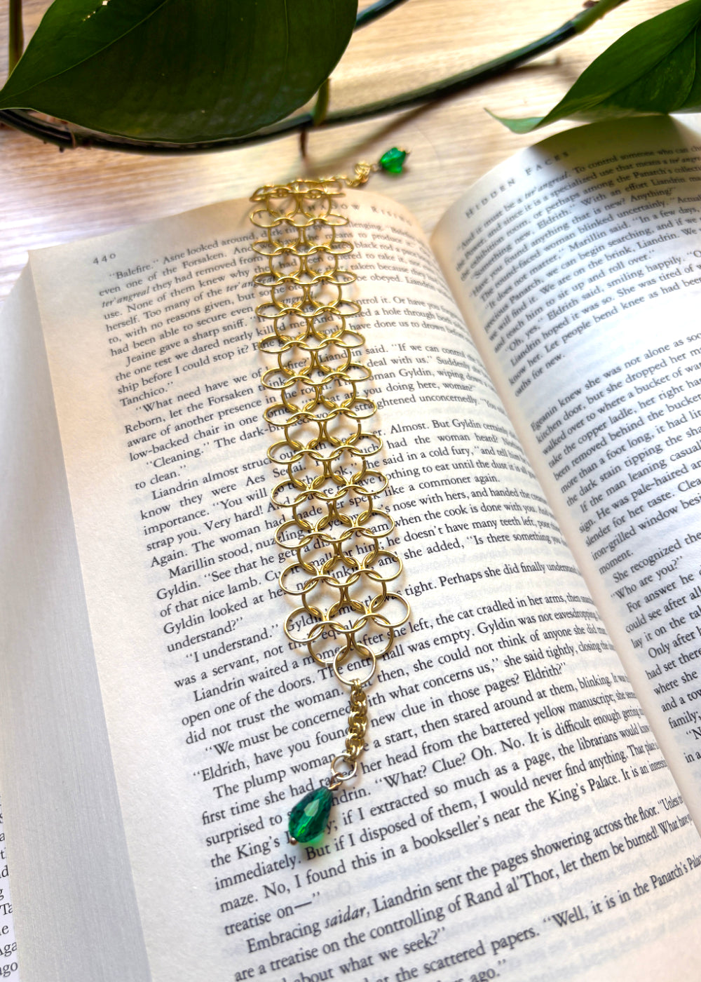Merlin Gold Bookmark