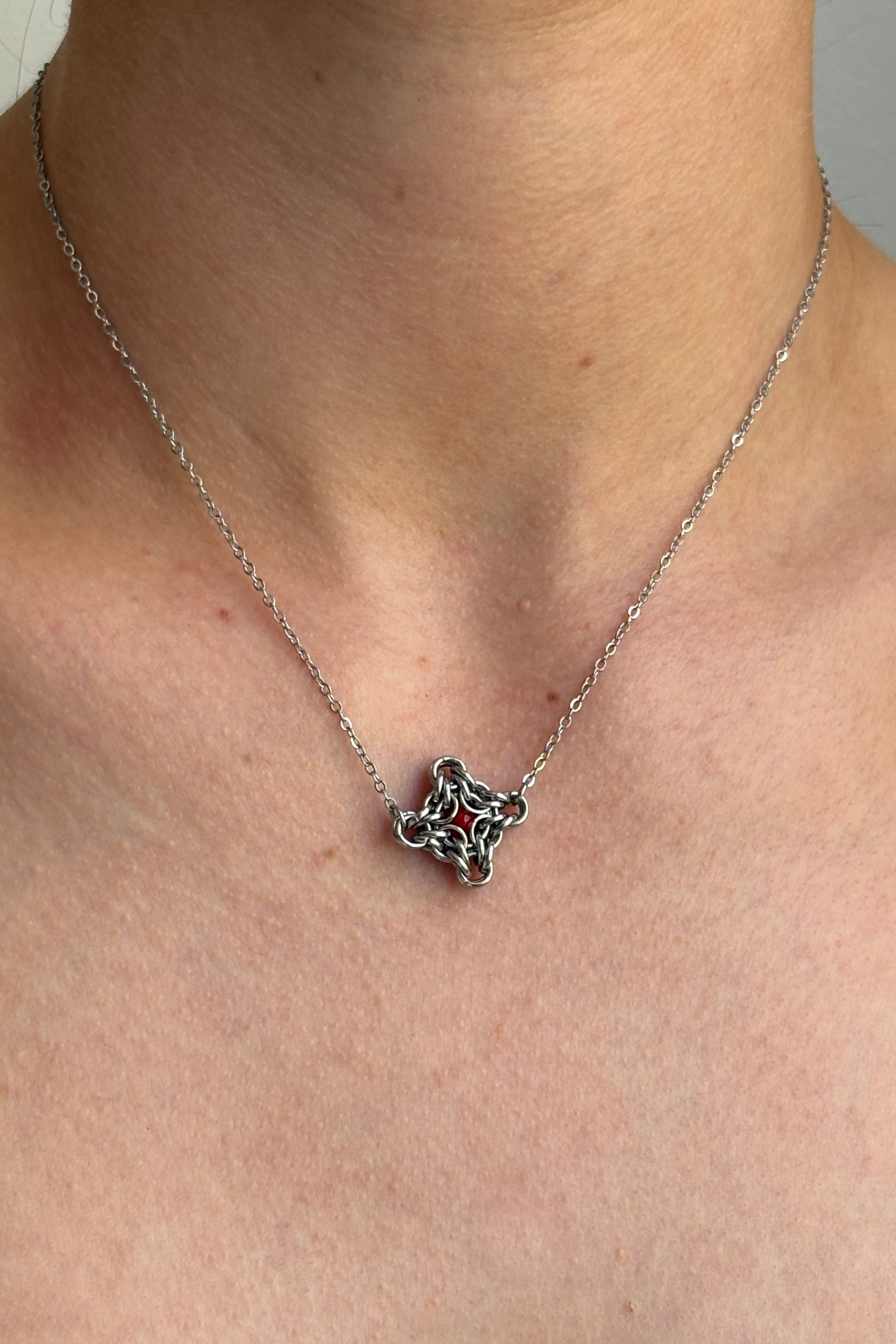 Morgana Silver Necklace