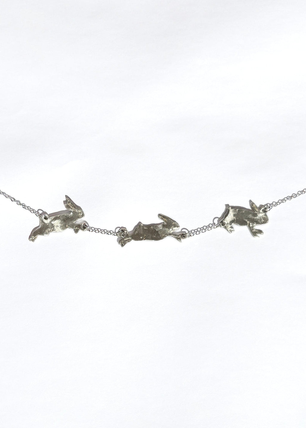 The Hares Silver Necklace