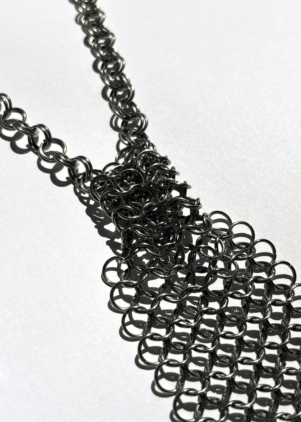 Merlin Silver Necktie