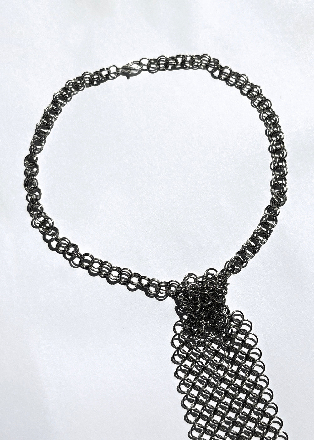 Merlin Silver Necktie